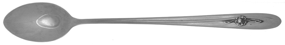 Provincial Rose (Stainless) Iced Tea Spoon by Sears Roebuck-1