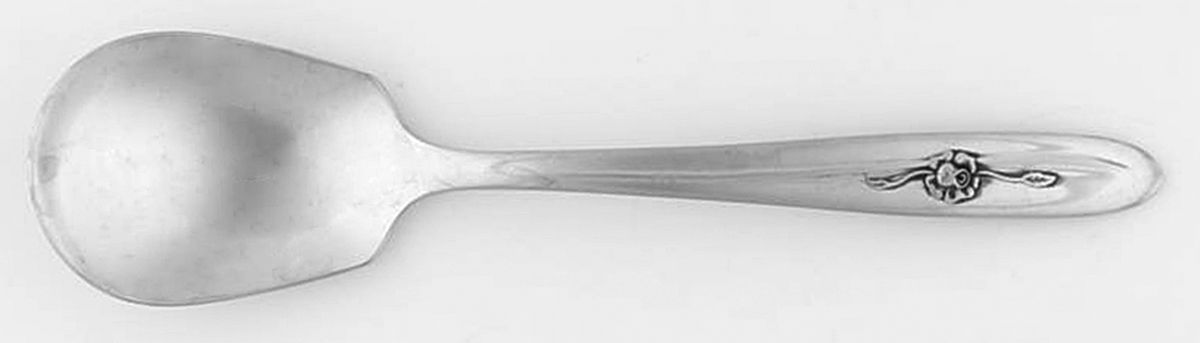 Provincial Rose (Stainless) Sugar Spoon by Sears Roebuck-1