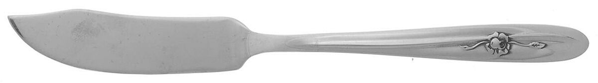 Provincial Rose (Stainless) Flat Handle Master Butter Knife by Sears Roebuck-1