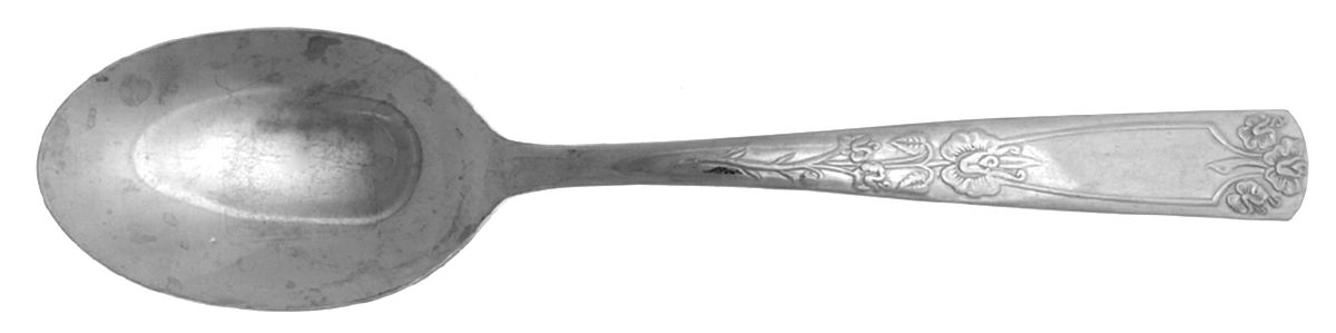 Rose (Stainless) Tablespoon (Serving Spoon) by Sears Roebuck-1