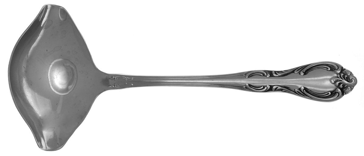 Royal Baroque (Stainless) Solid Gravy Ladle by Sears Roebuck-1
