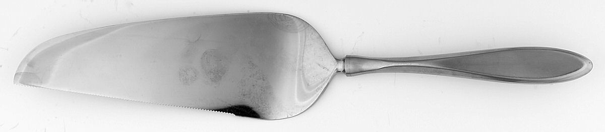 Stylus (Stainless) Pie & Cake Server with Stainless Blade by Sears Roebuck-1