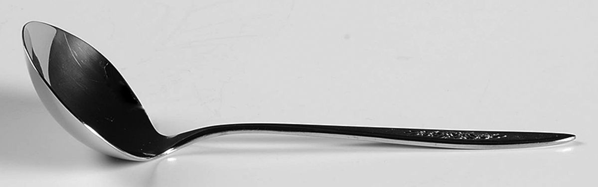 SRS6 (STAINLESS) Solid Gravy Ladle by Sears Roebuck-1