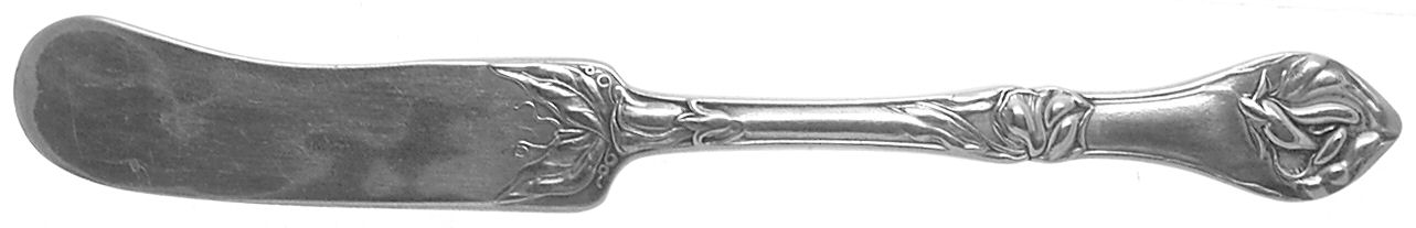 Sweet Pea (Silverplate) Flat Handle Butter Spreader by Sears Roebuck-1