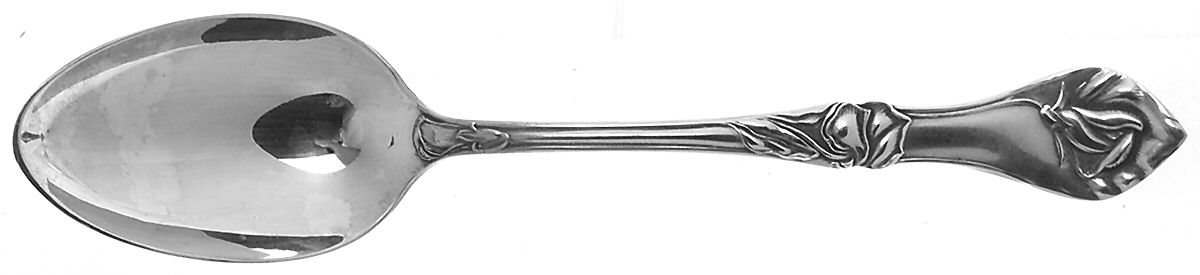 Sweet Pea (Silverplate) Place/Oval Soup Spoon by Sears Roebuck-1
