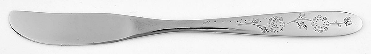 Wood Dale (Stainless) Flat Handle Butter Spreader by Sears Roebuck-1