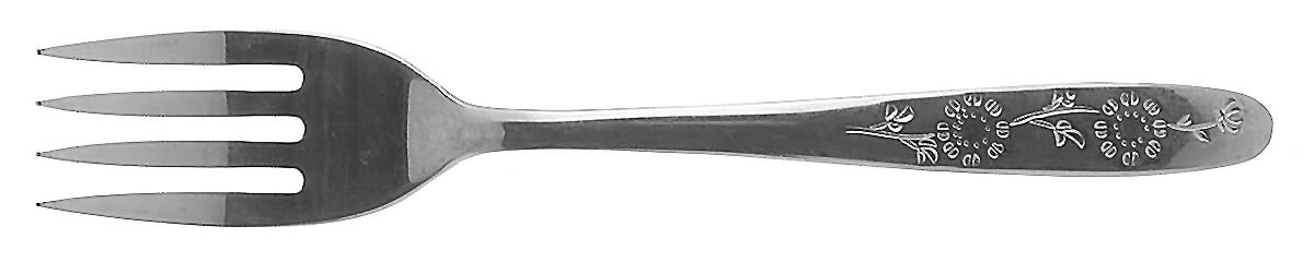 Wood Dale (Stainless) Individual Salad Fork by Sears Roebuck-1