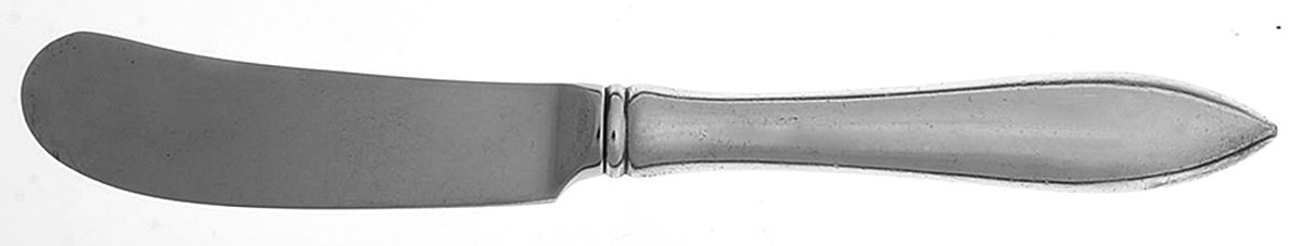 Buckingham (Sterling) Butter Spreader Hollow Hdl-Paddle/Stainless Blade by Shreve Silver-1