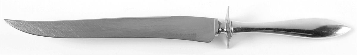 Buckingham (Sterling) Large Stainless Blade Roast Carving Knife by Shreve Silver-1