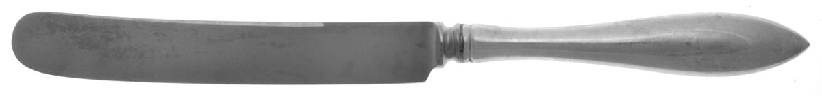 Buckingham (Sterling) Old French Hollow Knife with Bolster by Shreve Silver-1