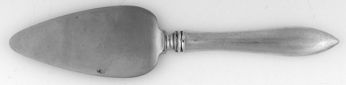 Buckingham (Sterling) Cheese Server with Stainless Blade by Shreve Silver-1