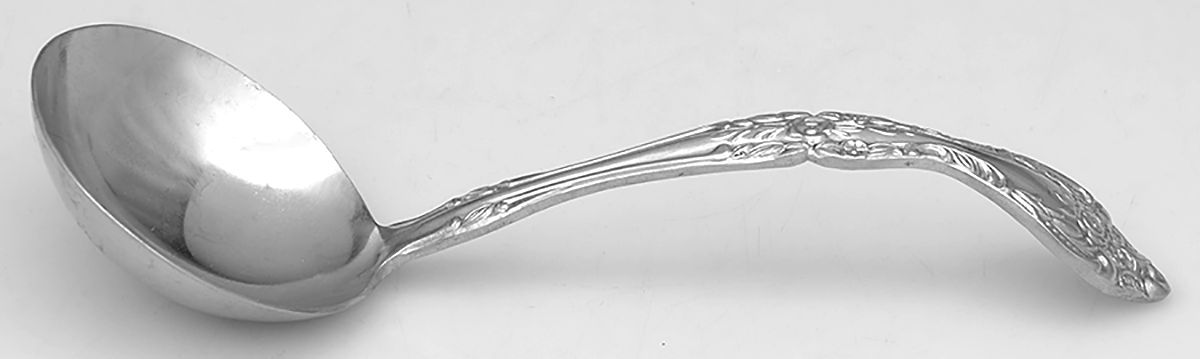 Charles Iv Solid Gravy Ladle by Stanley Roberts-1