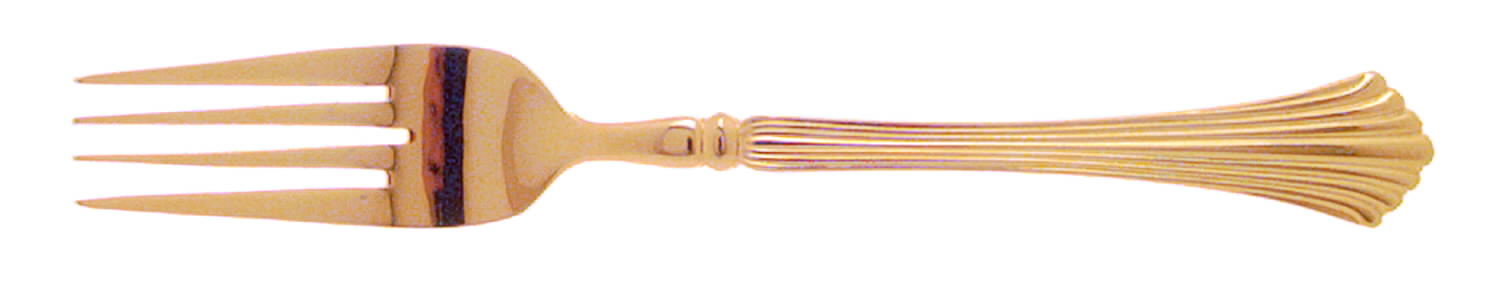Pavilion (Gold Electroplate) Fork by Stanley Roberts-1