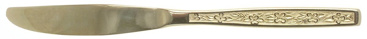 Gold La Spana (Gold Electroplate) Modern Solid Knife by Stanley Roberts-1