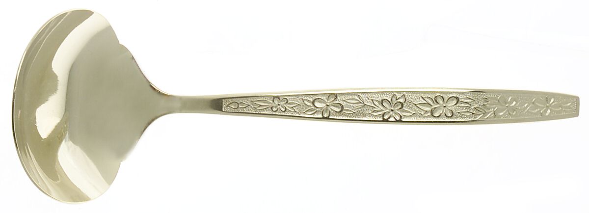 Gold La Spana (Gold Electroplate) Solid Gravy Ladle by Stanley Roberts-1