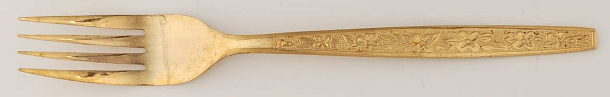 Gold La Spana (Gold Electroplate) Fork by Stanley Roberts-1