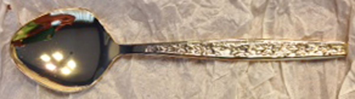 Gold La Spana (Gold Electroplate) Sugar Spoon by Stanley Roberts-1