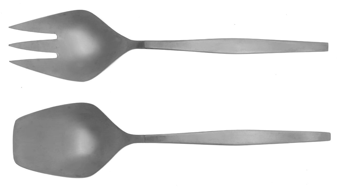 Bolero (Stainless) (2 Pc) Solid Salad Set by Stanley Roberts-1