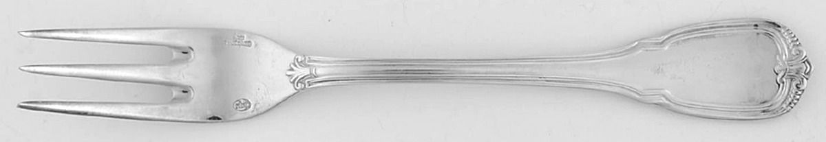Saint Bonnet (Silverplate on Nickel) Individual Solid Fish Fork by Sambonet-1