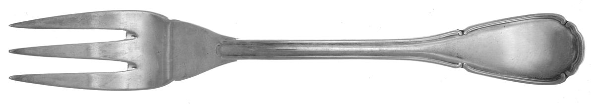 Baroque (Silverplate on Nickel) Individual Solid Fish Fork by Sambonet-1