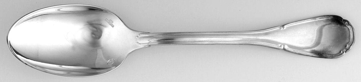 Baroque (Silverplate on Nickel) Place/Oval Soup Spoon by Sambonet-1