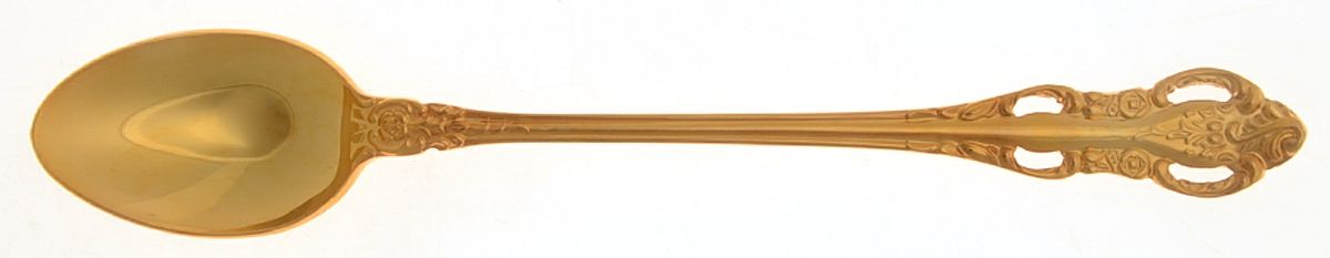 Golden Lady Joanne (Gold Electroplate) Iced Tea Spoon by Stanley Roberts-1