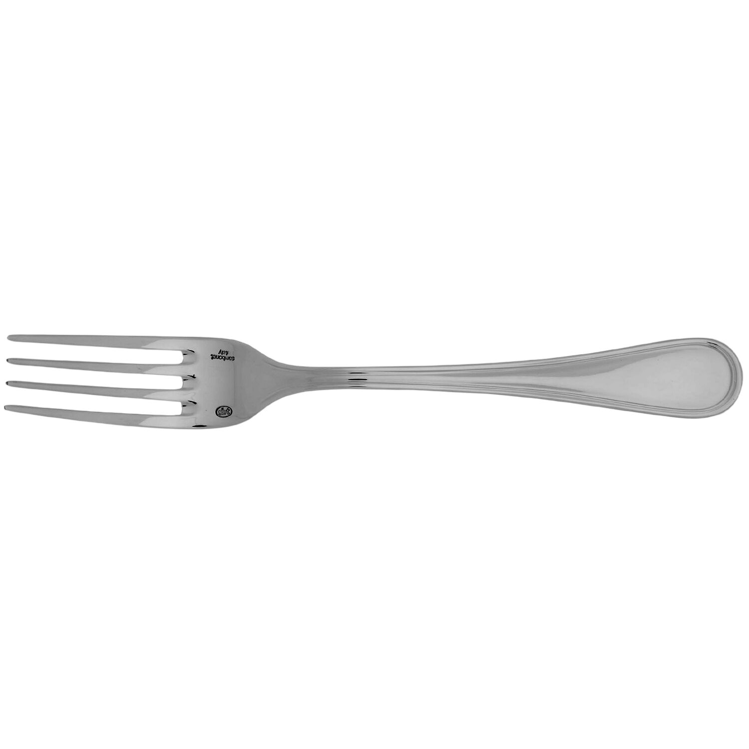 Contour (Stainless) Small Solid Cold Meat Serving Fork by Sambonet-1