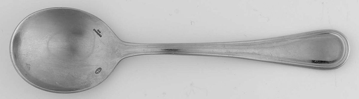 Contour (Stainless) Round Bowl Soup Spoon (Gumbo) by Sambonet-1