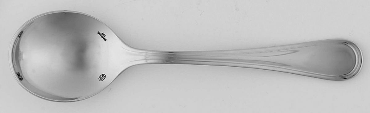 Contour (Stainless) Round Bowl Soup Spoon (Bouillon) by Sambonet-1