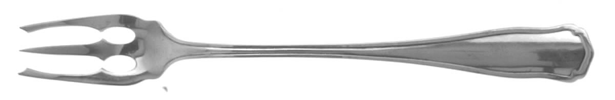Dolores (Sterling, 1909, No Monograms) Old Style Pickle Fork by Shreve Silver-1