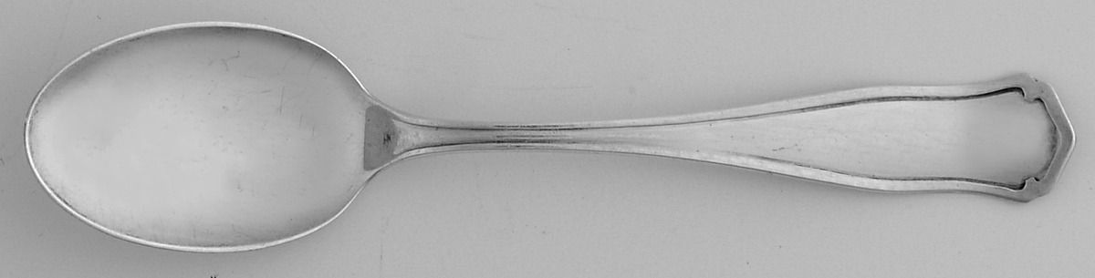 Dolores (Sterling, 1909, No Monograms) Demitasse Spoon by Shreve Silver-1