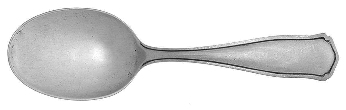 Dolores (Sterling, 1909, No Monograms) Straight Handle Baby Spoon by Shreve Silver-1