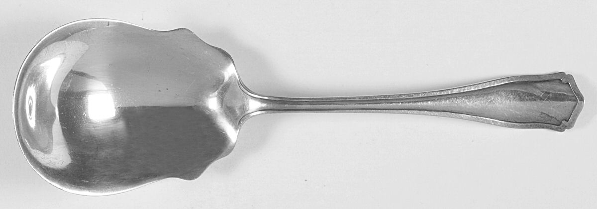 Dolores (Sterling, 1909, No Monograms) Small Solid Berry/Casserole Spoon by Shreve Silver-1