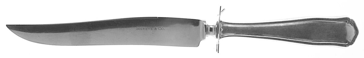 Dolores (Sterling, 1909, No Monograms) Small Steak Carving Knife with Stainless Blade by Shreve Silver-1