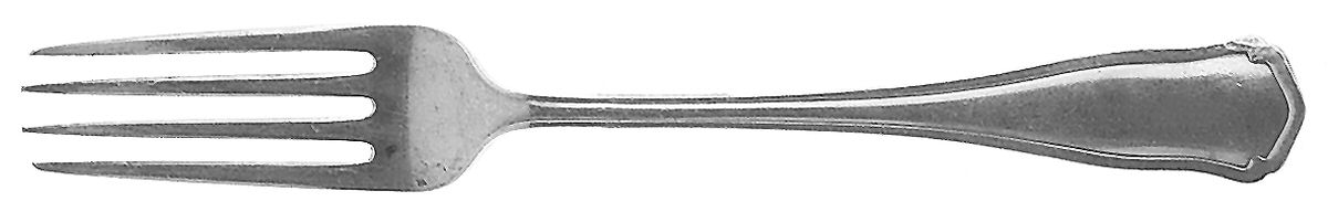Dolores (Sterling, 1909, No Monograms) Fork by Shreve Silver-1