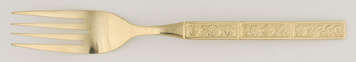 Golden Dorette (Gold Electroplate) Fork by Stanley Roberts-1
