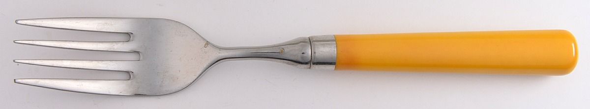Spectrum Yellow Individual Salad Fork by Stanley Roberts-1