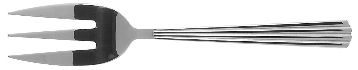 Adriene (Stainless) Medium Solid Cold Meat Serving Fork by Stanley Roberts-1