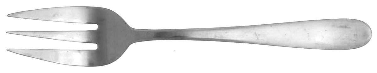 Willow (Stainless) Large Solid Cold Meat Serving Fork by Splendide-1