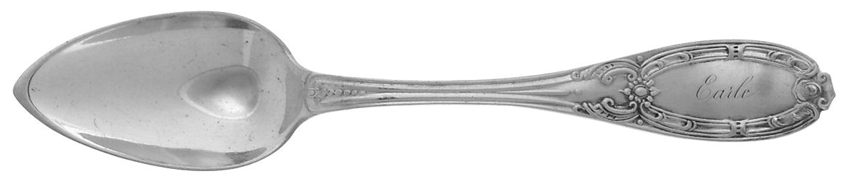 Jenny Lind (Coin) Teaspoon by Squire & Lander-1