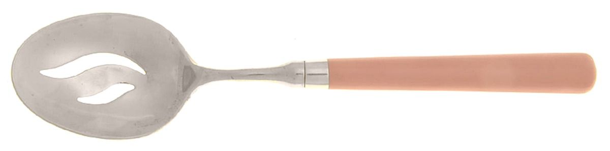 Spectrum-Mauve Pierced Tablespoon (Serving Spoon) by Stanley Roberts-1