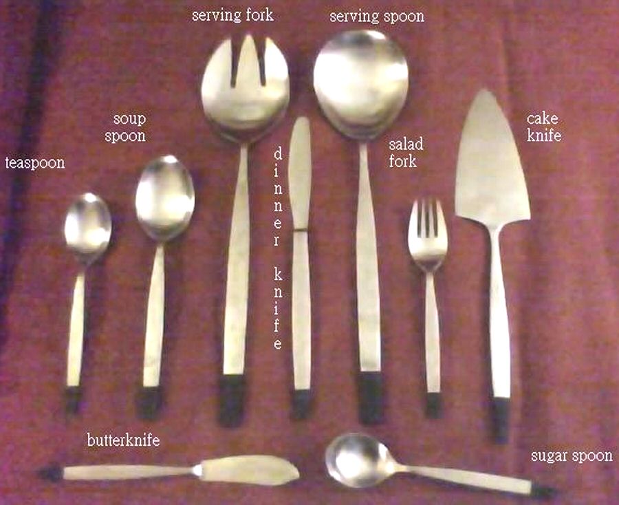 Vision (Stainless) (2 Pc) Solid Salad Set by Stanley Roberts-1