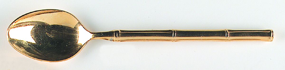 Tiburon Gold (Gold Electroplate) Teaspoon by Stanley Roberts-1
