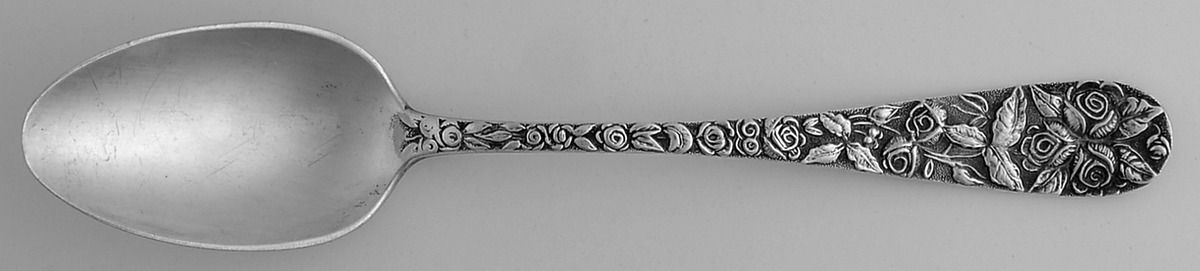 Baltimore Rose (Sterling, 1905, Decor) Teaspoon by Schofield-1