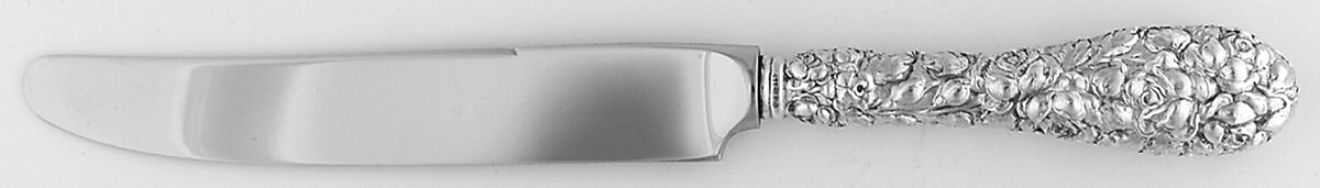 Baltimore Rose (Sterling, 1905, Decor) New French Hollow Knife by Schofield-1