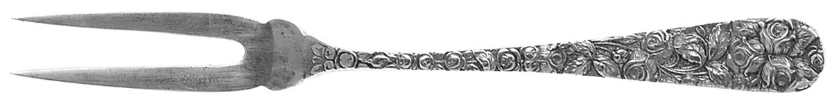 Baltimore Rose (Sterling, 1905, Decor) Individual Berry Fork by Schofield-1