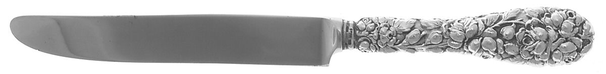 Baltimore Rose (Sterling, 1905, Decor) New French Hollow Knife by Schofield-1