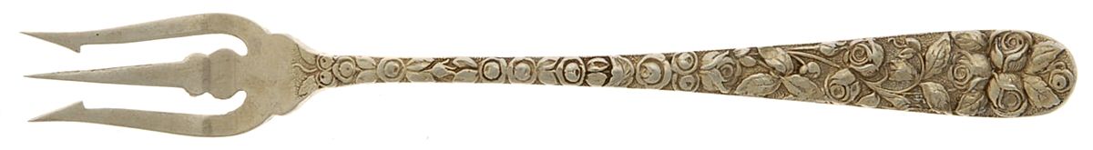 Baltimore Rose (Sterling, 1905, Decor) Olive Fork by Schofield-1