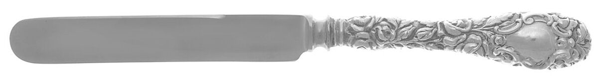 Baltimore Rose (Sterling, 1905, Decor) Hollow Handle Youth Knife by Schofield-1