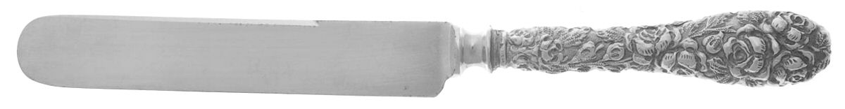 Baltimore Rose (Sterling, 1905, Decor) Old French Hollow Knife by Schofield-1